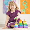 Melissa & Doug Geometric Stacker Toddler Toy, 25 Pieces 567